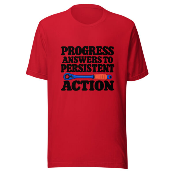 Progress Answers To Persistent Action Graphic Tee mockup 8 Progress Answers To Persistent Action Graphic Tee mockup 8