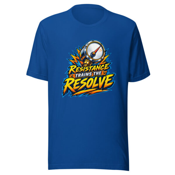Resistance Trains The Resolve Pressure-resolve Graphic Tee mockup 1 Resistance Trains The Resolve Pressure-resolve Graphic Tee front view