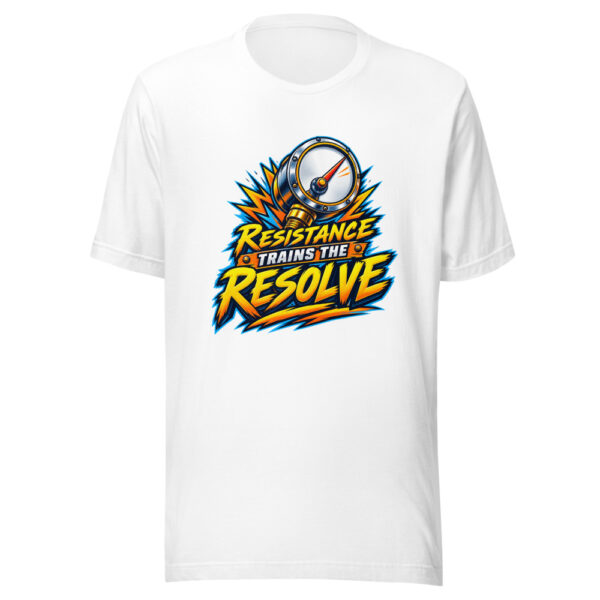 Resistance Trains The Resolve Pressure-resolve Graphic Tee mockup 5 Resistance Trains The Resolve Pressure-resolve Graphic Tee mockup 5