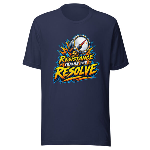 Resistance Trains The Resolve Pressure-resolve Graphic Tee mockup 6 Resistance Trains The Resolve Pressure-resolve Graphic Tee mockup 6