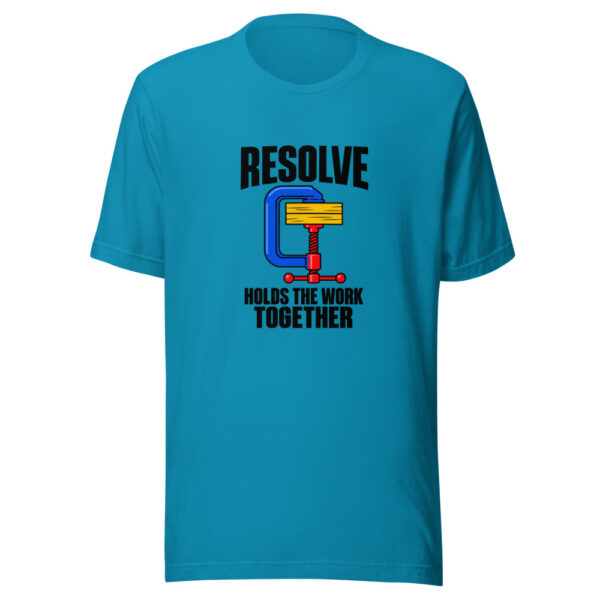 Resolve Holds The Work Together Graphic Tee mockup 1 Resolve Holds The Work Together Graphic Tee front view