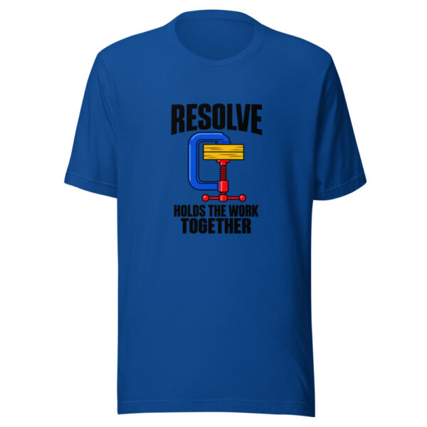 Resolve Holds The Work Together Graphic Tee mockup 3 Resolve Holds The Work Together Graphic Tee mockup 3