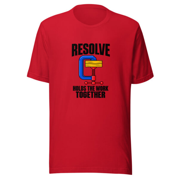 Resolve Holds The Work Together Graphic Tee mockup 4 Resolve Holds The Work Together Graphic Tee mockup 4