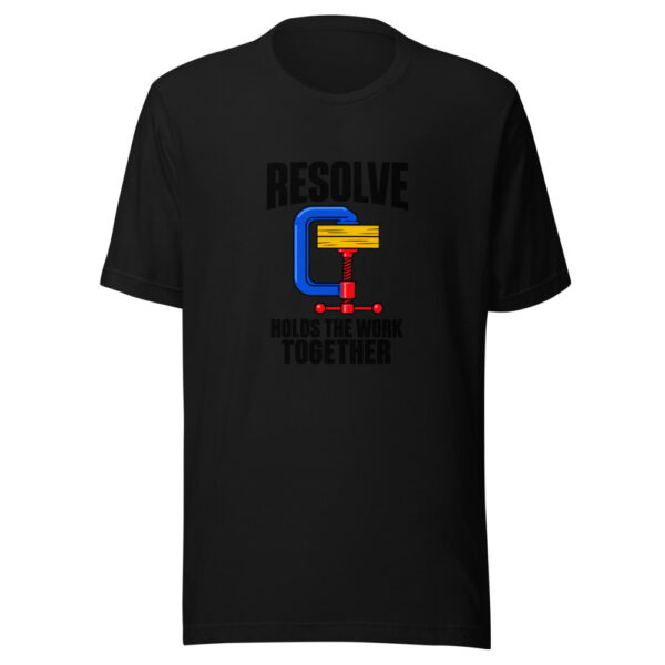Resolve Holds The Work Together Graphic Tee mockup 5 Resolve Holds The Work Together Graphic Tee mockup 5