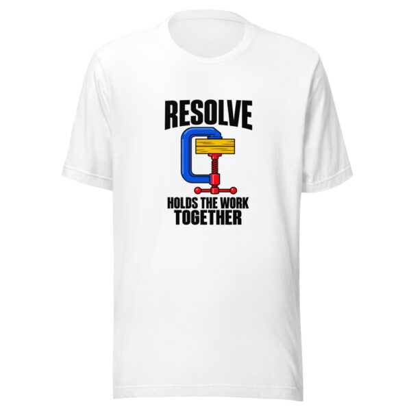 Resolve Holds The Work Together Graphic Tee mockup 6 Resolve Holds The Work Together Graphic Tee mockup 6