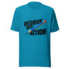 Resolve Into Action Graphic Tee front view