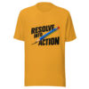 Resolve Into Action Graphic Tee mockup 3