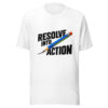 Resolve Into Action Graphic Tee mockup 5