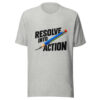 Resolve Into Action Graphic Tee mockup 7