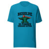 Resolve Is Forged Through Action Graphic Tee mockup 2 Resolve Is Forged Through Action Graphic Tee mockup 2
