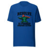 Resolve Is Forged Through Action Graphic Tee mockup 3 Resolve Is Forged Through Action Graphic Tee mockup 3