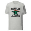 Resolve Is Forged Through Action Graphic Tee mockup 7 Resolve Is Forged Through Action Graphic Tee mockup 7