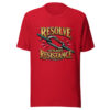 Resolve Outlasts Resistance Endurance Graphic Tee mockup 4 Resolve Outlasts Resistance Endurance Graphic Tee mockup 4