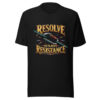 Resolve Outlasts Resistance Endurance Graphic Tee mockup 5 Resolve Outlasts Resistance Endurance Graphic Tee mockup 5