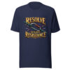 Resolve Outlasts Resistance Endurance Graphic Tee mockup 7 Resolve Outlasts Resistance Endurance Graphic Tee mockup 7