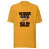Resolve Rises With The Grade Graphic Tee mockup 3 Resolve Rises With The Grade Graphic Tee mockup 3