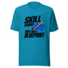 Skill Requires More Than A Blueprint Graphic Tee mockup 1 Skill Requires More Than A Blueprint Graphic Tee front view