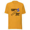 Strength Takes Shape Through Repetition Graphic Tee mockup 2 Strength Takes Shape Through Repetition Graphic Tee mockup 2