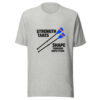 Strength Takes Shape Through Repetition Graphic Tee mockup 7 Strength Takes Shape Through Repetition Graphic Tee mockup 7
