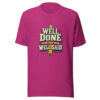 Well Done Is Better Than Well Said — Benjamin Franklin Action-and-discipline Graphic Tee mockup 1 Well Done Is Better Than Well Said — Benjamin Franklin Action-and-discipline Graphic Tee front view