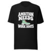 Ambition Needs Work Boots Graphic Tee mockup 4 Ambition Needs Work Boots Graphic Tee mockup 4