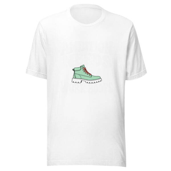 Ambition Needs Work Boots Graphic Tee mockup 5 Ambition Needs Work Boots Graphic Tee mockup 5