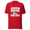 Ambition Needs Work Boots Graphic Tee mockup 8 Ambition Needs Work Boots Graphic Tee mockup 8