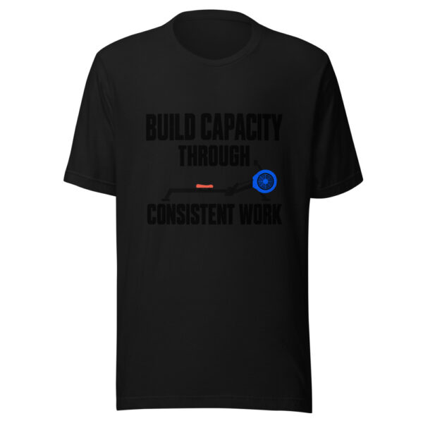 Build Capacity Through Consistent Work Graphic Tee mockup 4 Build Capacity Through Consistent Work Graphic Tee mockup 4