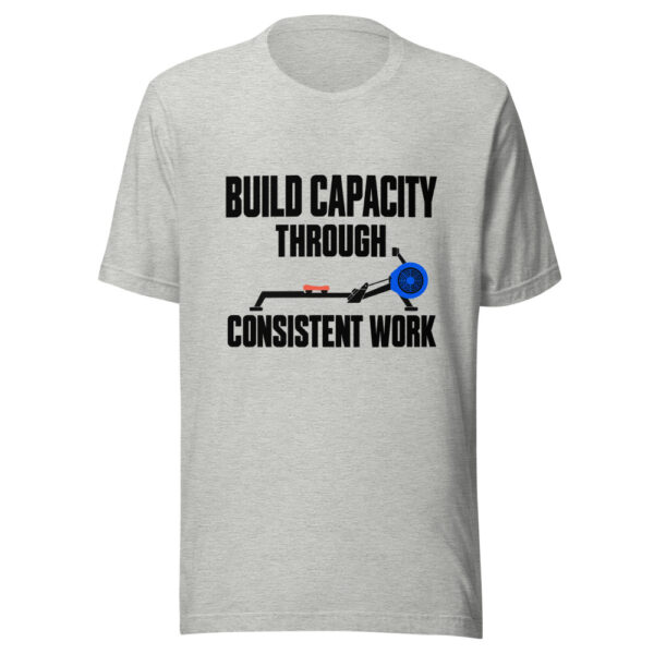 Build Capacity Through Consistent Work Graphic Tee mockup 7 Build Capacity Through Consistent Work Graphic Tee mockup 7