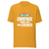 Commitment Turns Laps Into Strength Graphic Tee mockup 1 Commitment Turns Laps Into Strength Graphic Tee front view