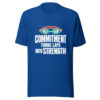 Commitment Turns Laps Into Strength Graphic Tee mockup 3 Commitment Turns Laps Into Strength Graphic Tee mockup 3