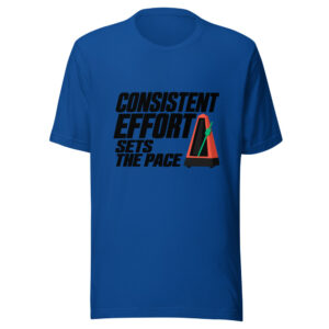 Consistent Effort Sets The Pace Graphic Tee mockup 1 Consistent Effort Sets The Pace Graphic Tee front view