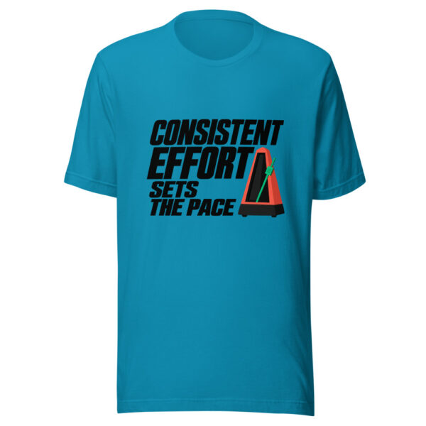 Consistent Effort Sets The Pace Graphic Tee mockup 2 Consistent Effort Sets The Pace Graphic Tee mockup 2