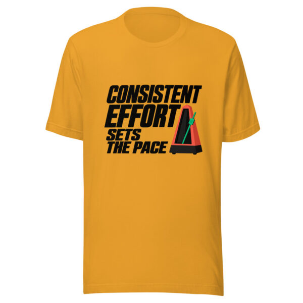 Consistent Effort Sets The Pace Graphic Tee mockup 3 Consistent Effort Sets The Pace Graphic Tee mockup 3