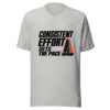 Consistent Effort Sets The Pace Graphic Tee mockup 7 Consistent Effort Sets The Pace Graphic Tee mockup 7