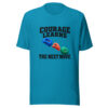 Courage Learns The Next Move Graphic Tee mockup 1 Courage Learns The Next Move Graphic Tee front view