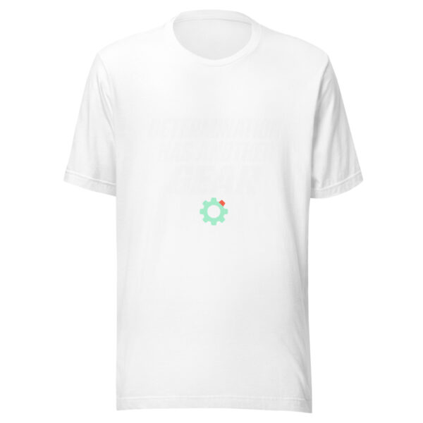 Determination Has Another Gear Graphic Tee mockup 5 Determination Has Another Gear Graphic Tee mockup 5