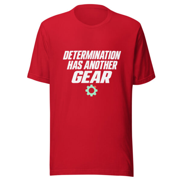 Determination Has Another Gear Graphic Tee mockup 8 Determination Has Another Gear Graphic Tee mockup 8