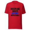 Discipline Makes Effort Repeatable Graphic Tee mockup 8