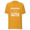 Discipline Makes Every Interval Matter Graphic Tee mockup 3 Discipline Makes Every Interval Matter Graphic Tee mockup 3