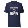 Discipline Makes Every Interval Matter Graphic Tee mockup 6 Discipline Makes Every Interval Matter Graphic Tee mockup 6