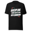 Discipline Turns Repetition Into Command Graphic Tee mockup 4 Discipline Turns Repetition Into Command Graphic Tee mockup 4