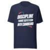 Discipline Turns Repetition Into Command Graphic Tee mockup 6 Discipline Turns Repetition Into Command Graphic Tee mockup 6