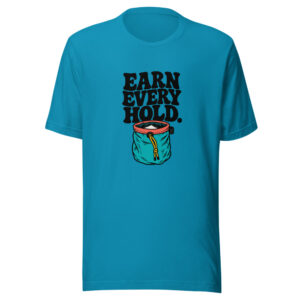Earn Every Hold Graphic Tee mockup 1 Earn Every Hold Graphic Tee front view