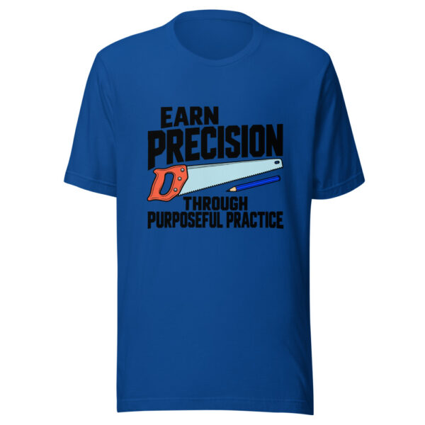 Earn Precision Through Purposeful Practice Graphic Tee mockup 1 Earn Precision Through Purposeful Practice Graphic Tee front view