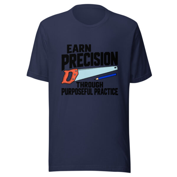 Earn Precision Through Purposeful Practice Graphic Tee mockup 6 Earn Precision Through Purposeful Practice Graphic Tee mockup 6