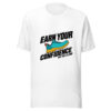 Earn Your Confidence On The Climb Graphic Tee mockup 5 Earn Your Confidence On The Climb Graphic Tee mockup 5