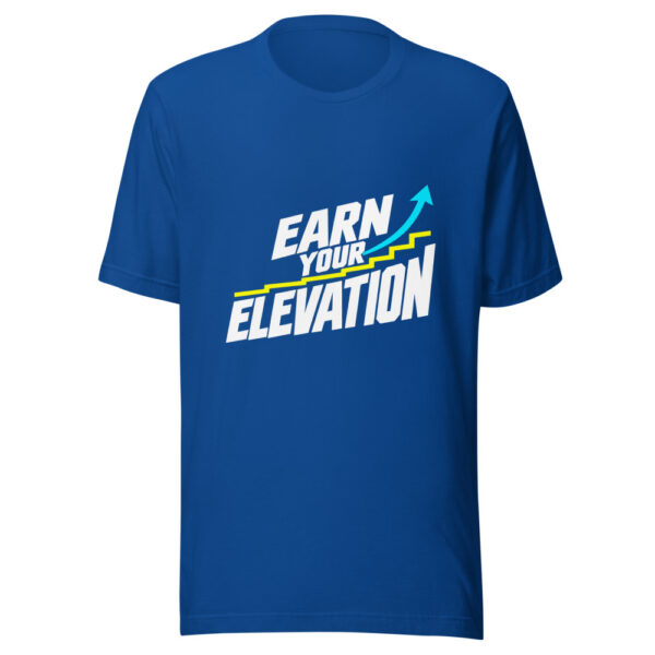 Earn Your Elevation Graphic Tee mockup 1 Earn Your Elevation Graphic Tee front view