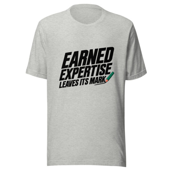 Earned Expertise Leaves Its Mark Graphic Tee mockup 7 Earned Expertise Leaves Its Mark Graphic Tee mockup 7
