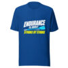 Endurance Is Built Stroke By Stroke Graphic Tee mockup 1 Endurance Is Built Stroke By Stroke Graphic Tee front view